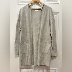 Altar’d State Open Front Hooded Long Cardigan in Size M/L